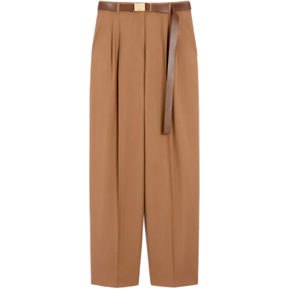 Плиссированные брюки Bergamo с поясом