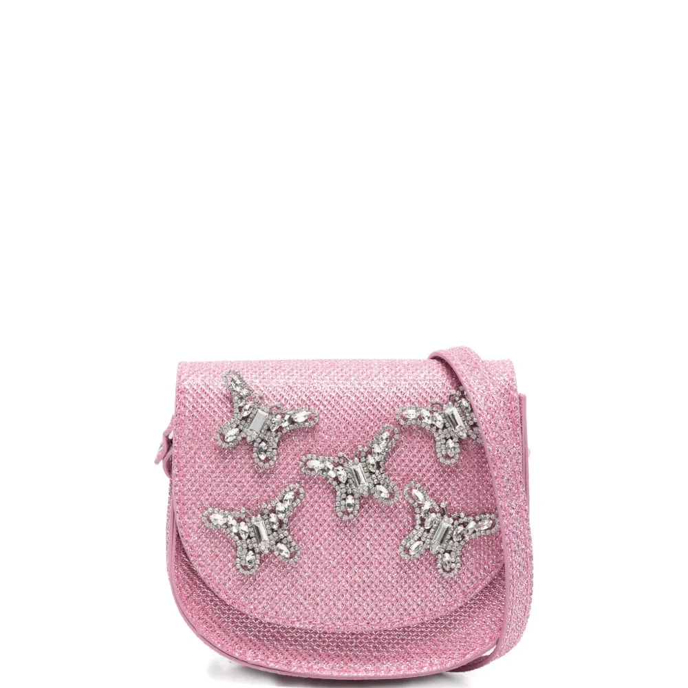 Сумка через плечо с украшением в виде бабочки