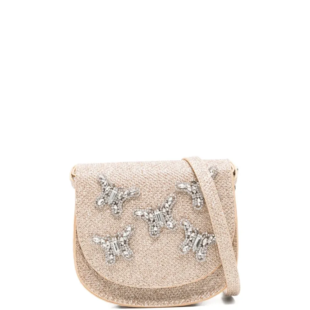 Сумка через плечо с украшением в виде бабочки