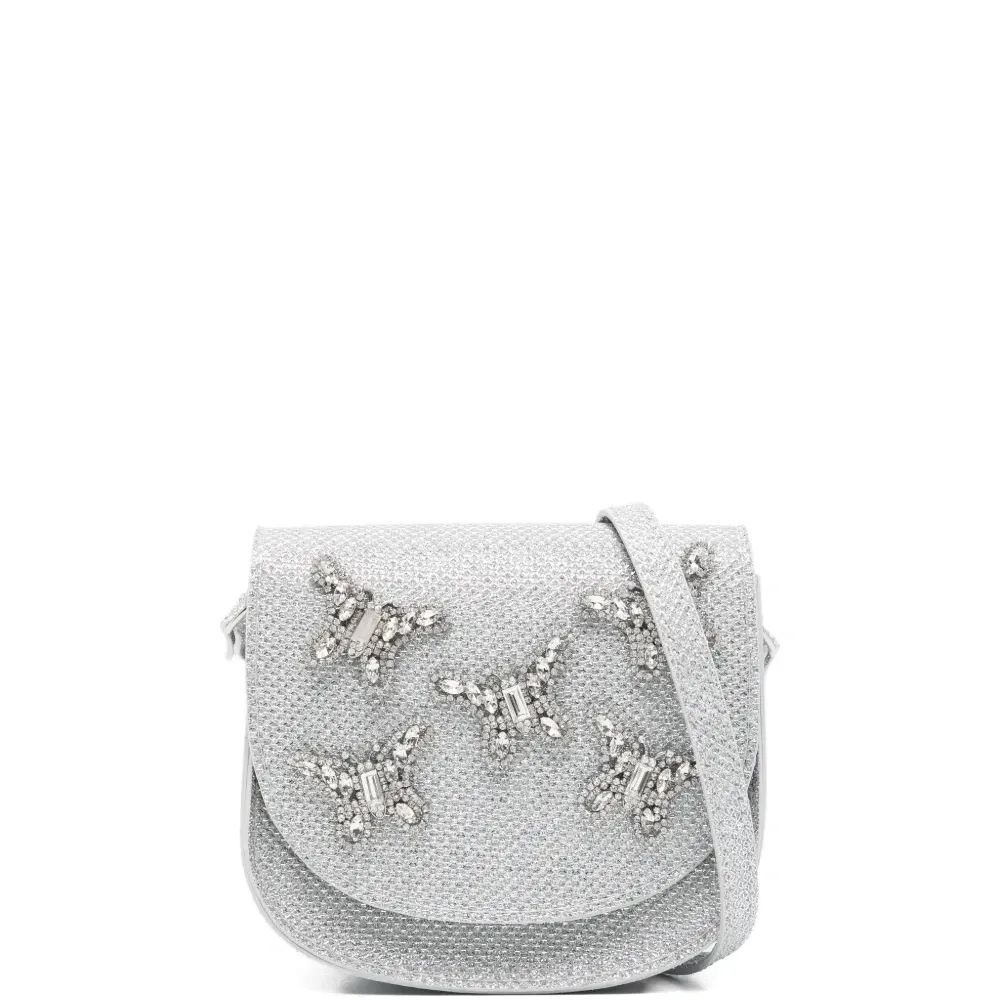 Сумка через плечо, украшенная бабочкой