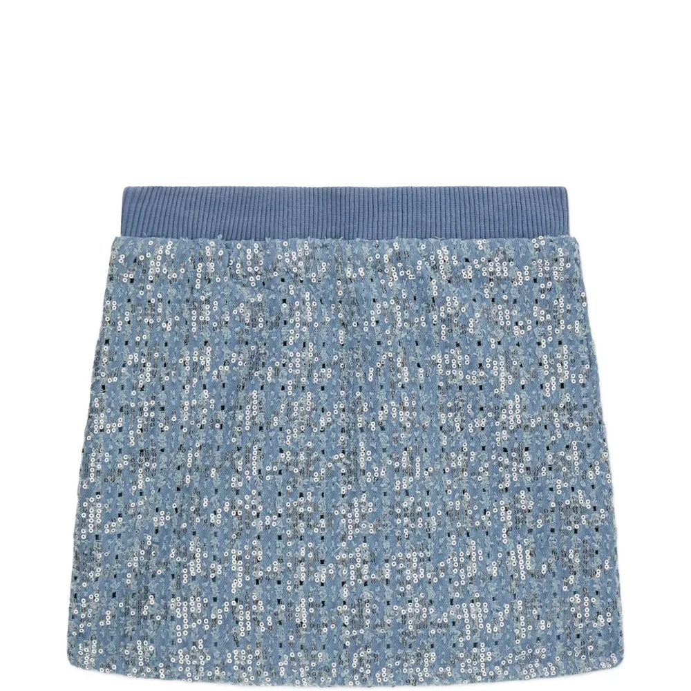 Юбка, украшенная пайетками