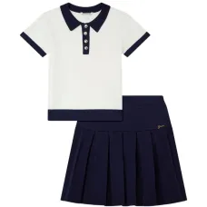 Плиссированный комплект с юбкой Плиссированный комплект с юбкой