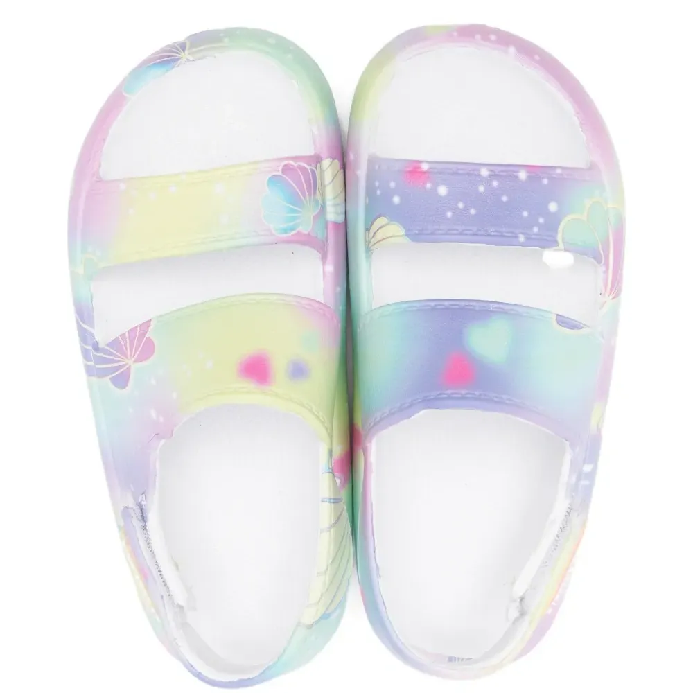 Босоножки с принтом