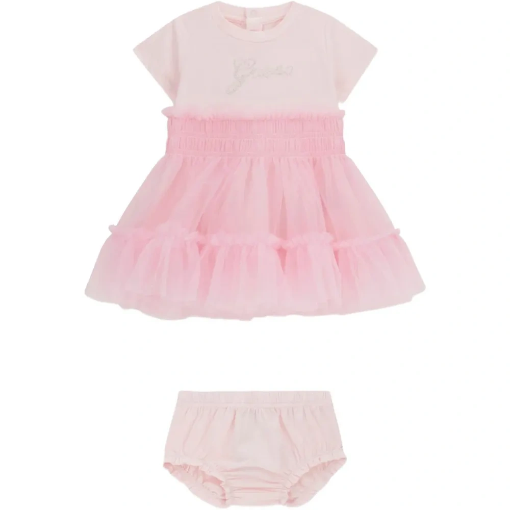 Платье из тюля с эластичными сборками