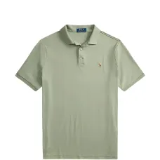 Вязаное поло с короткими рукавами