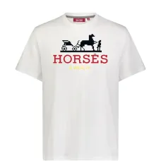 Футболка с принтом "Лошади"