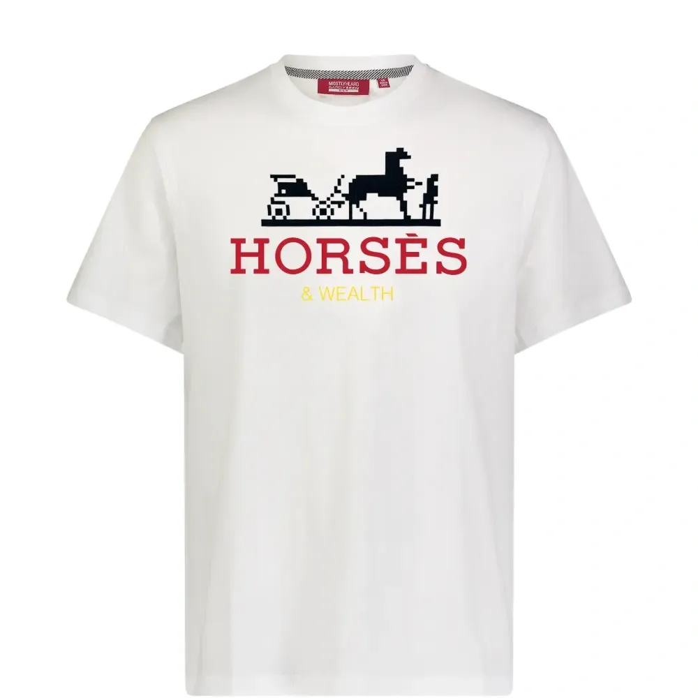 Футболка с принтом "Лошади"