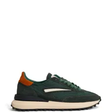 Кроссовки из замши с вставками