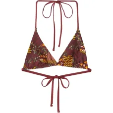 Топ-бикини Talia II с завязками и цветочным геометрическим принтом