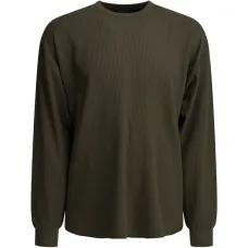 Лонгслив вафельной вязки