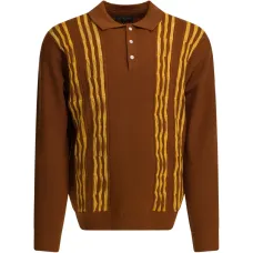 Свитер с воротником поло