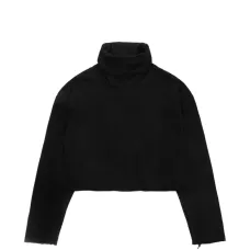 Укороченный свитер с высоким воротником Укороченный свитер с высоким воротником