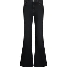 Джинсы клёш с логотипом