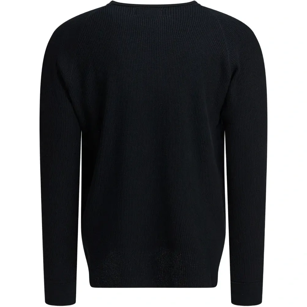 Лонгслив с вафельной текстурой