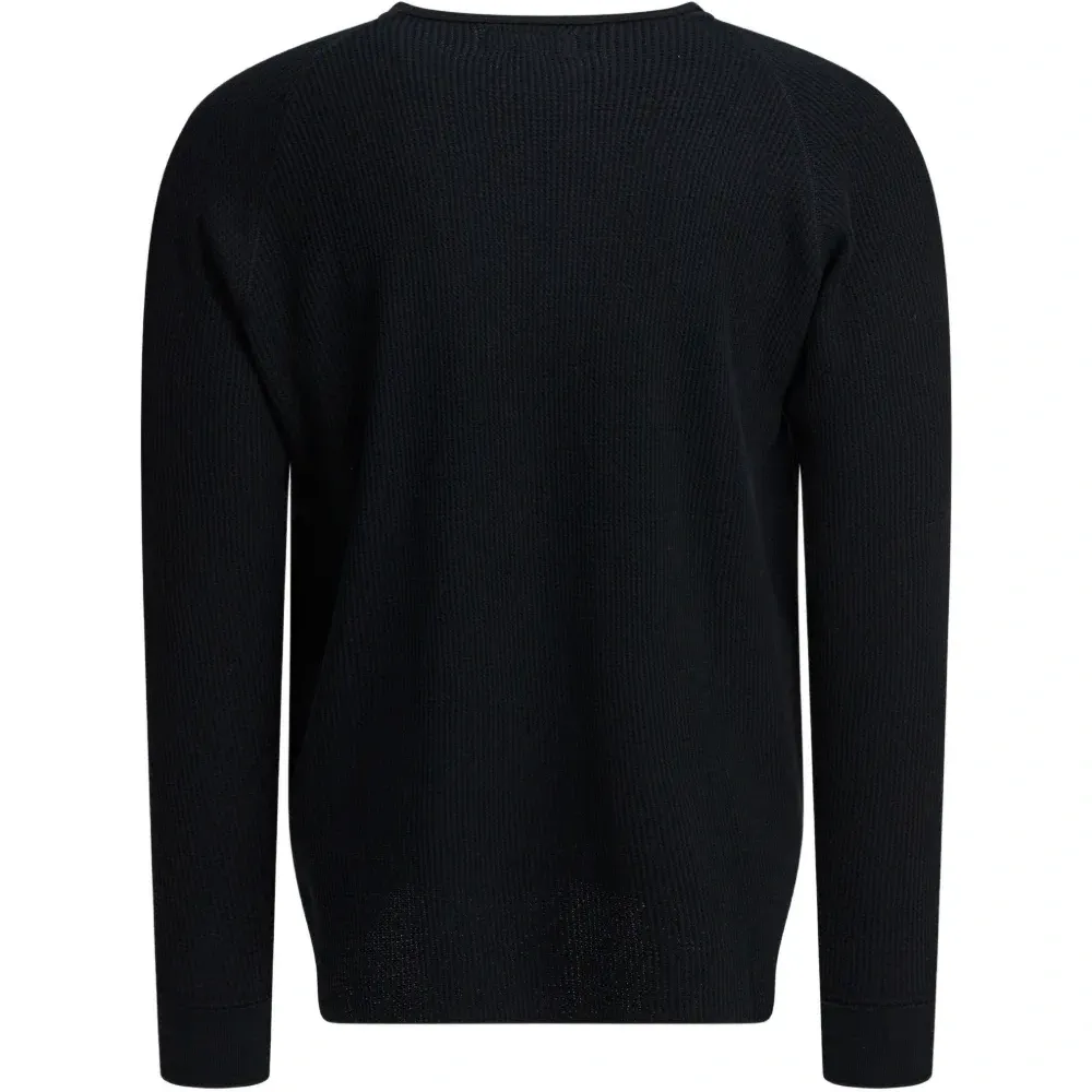 Лонгслив с вафельной текстурой