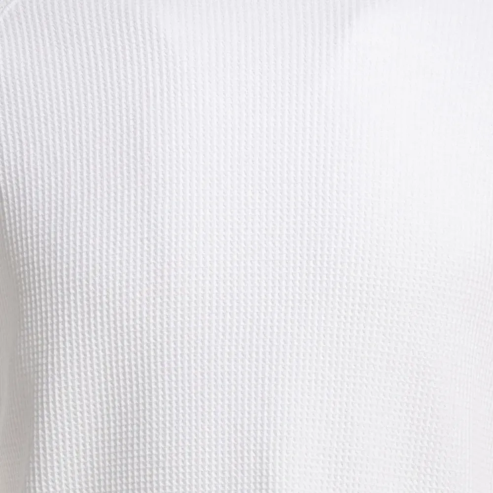 Футболка с длинными рукавами и вафельной текстурой