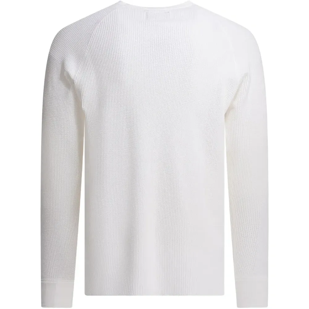 Футболка с длинными рукавами и вафельной текстурой