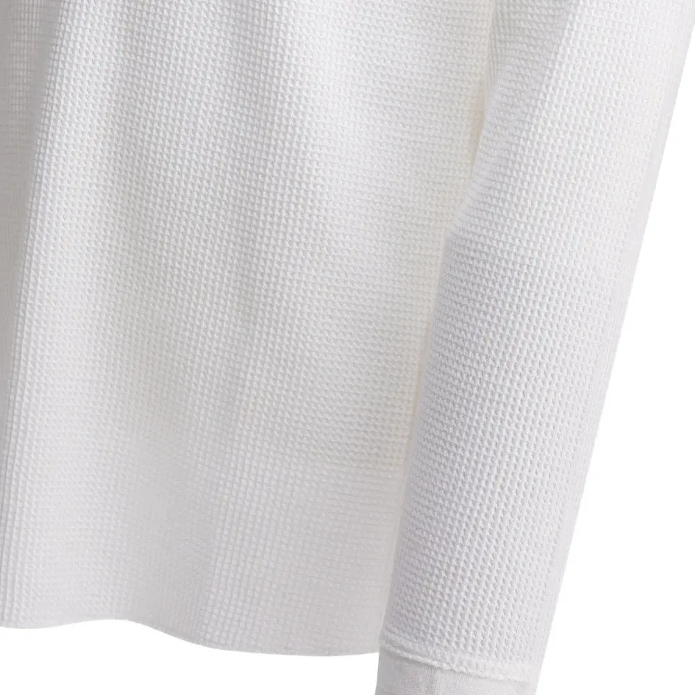 Футболка с длинными рукавами и вафельной текстурой