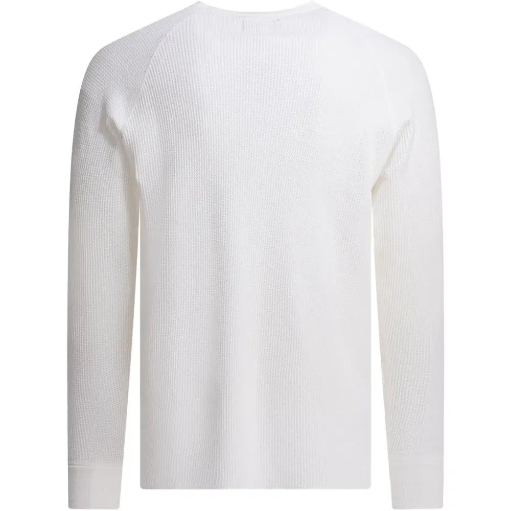 Футболка с длинными рукавами и вафельной текстурой