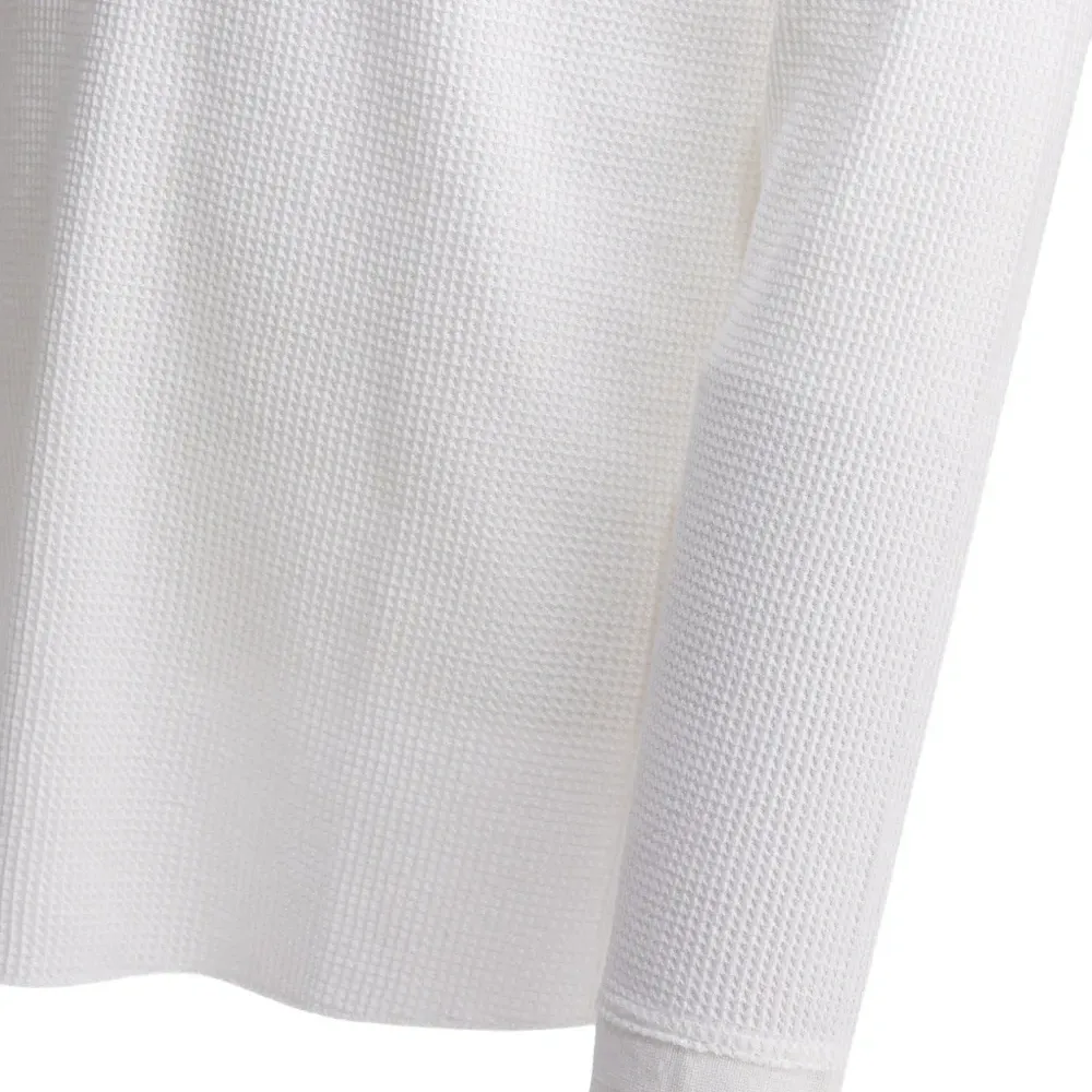 Футболка с длинными рукавами и вафельной текстурой