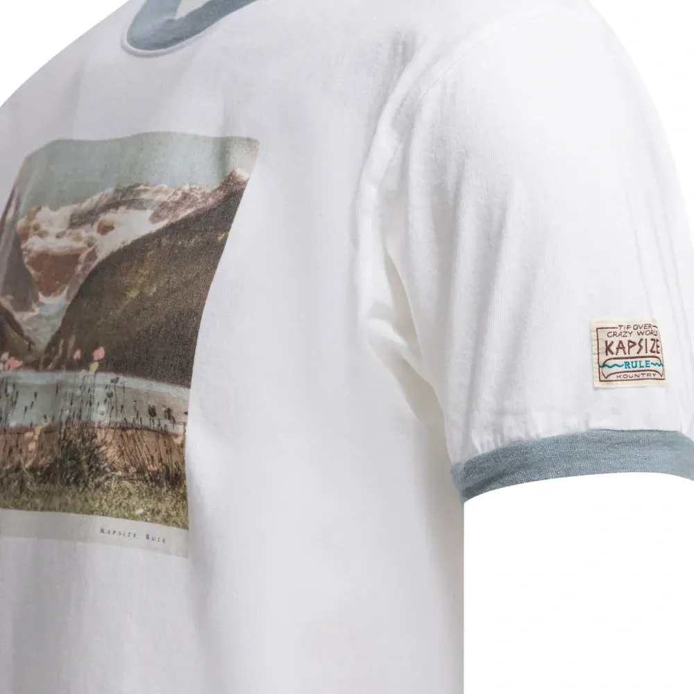 Футболка с отделкой "картина"