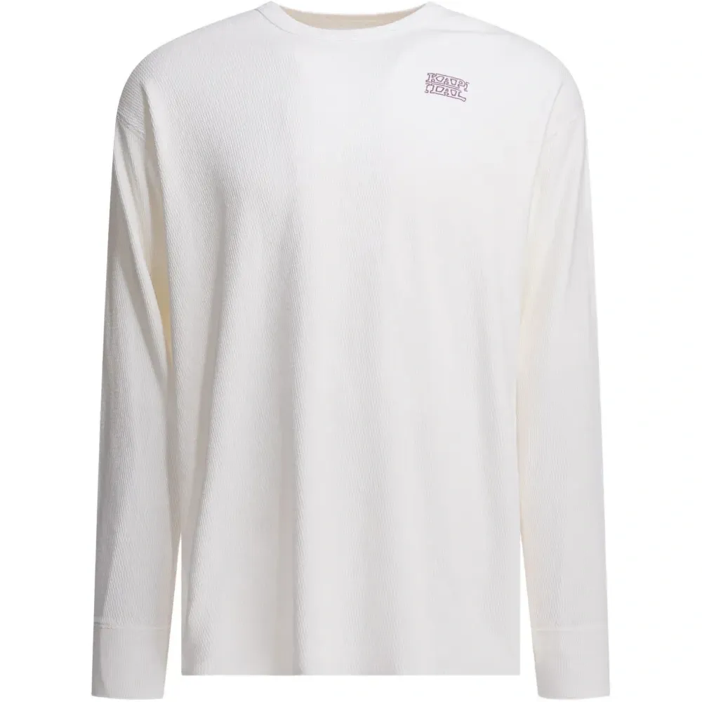 Фактурная футболка с длинными рукавами