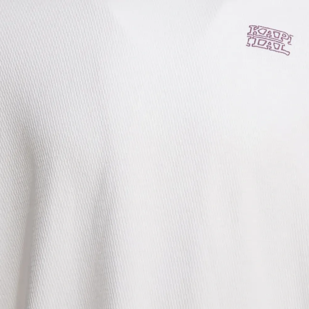 Фактурная футболка с длинными рукавами