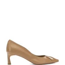 Туфли-лодочки из сборчатой кожи Туфли-лодочки из сборчатой кожи