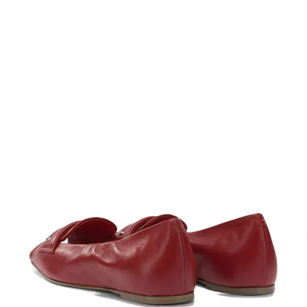 Лоферы с открытым носком