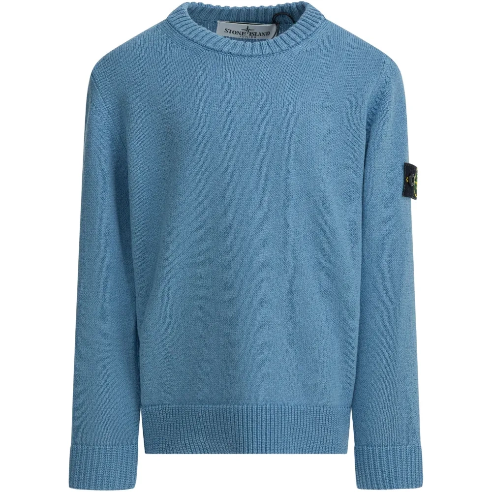 Свитер с нашивкой-логотипом