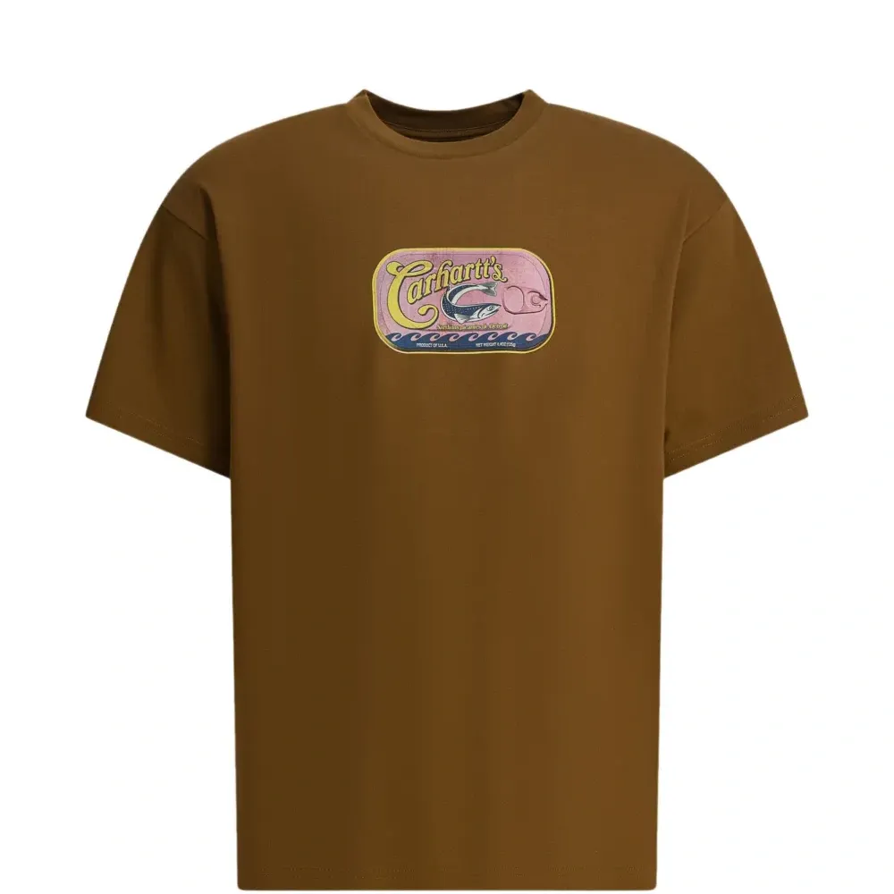 Футболка с графическим принтом «Сардины»