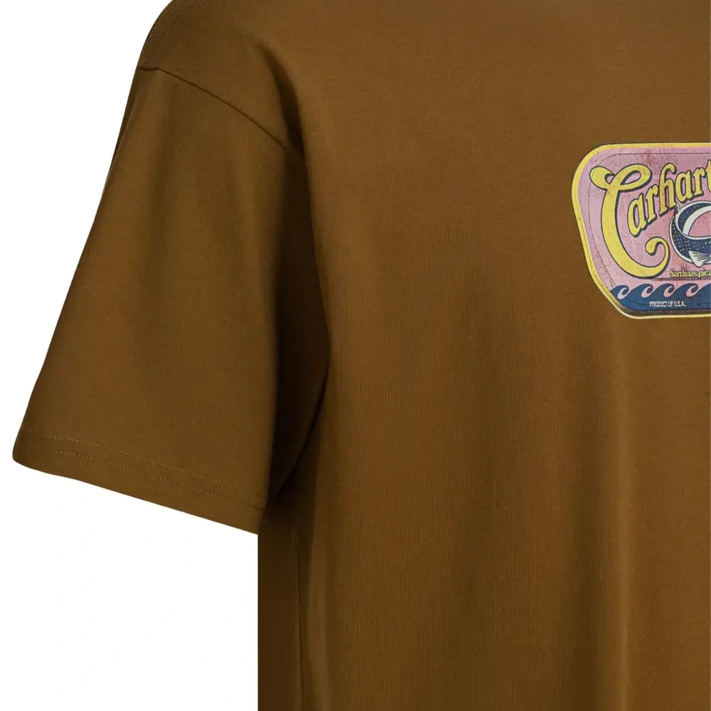 Футболка с графическим принтом «Сардины»