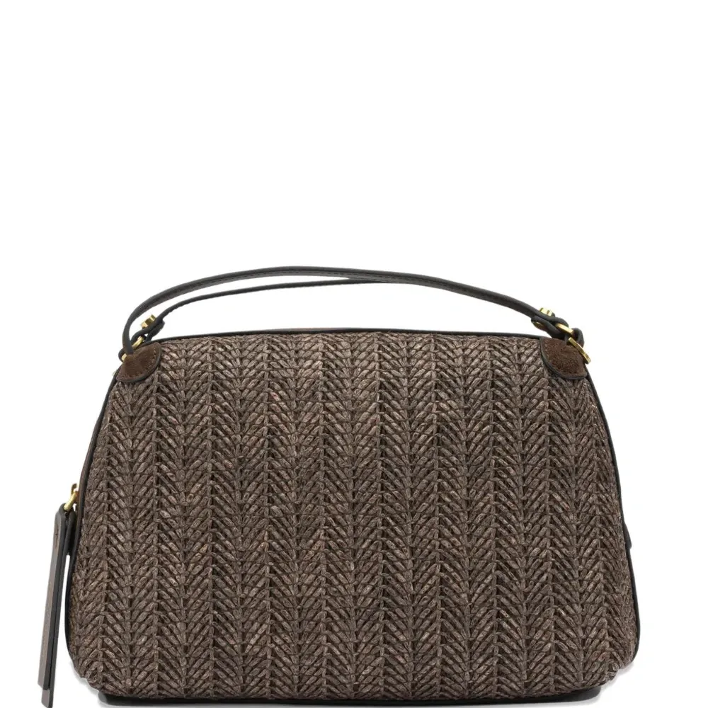 Сумка-тоут Alifa с плетёной ручкой