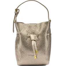 Сумка-ведро с металлическим эффектом