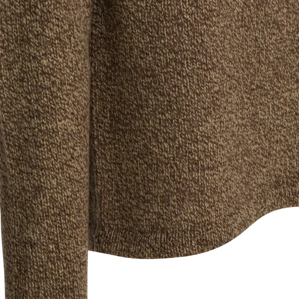 Джемпер с длинными рукавами и воротником-стойкой