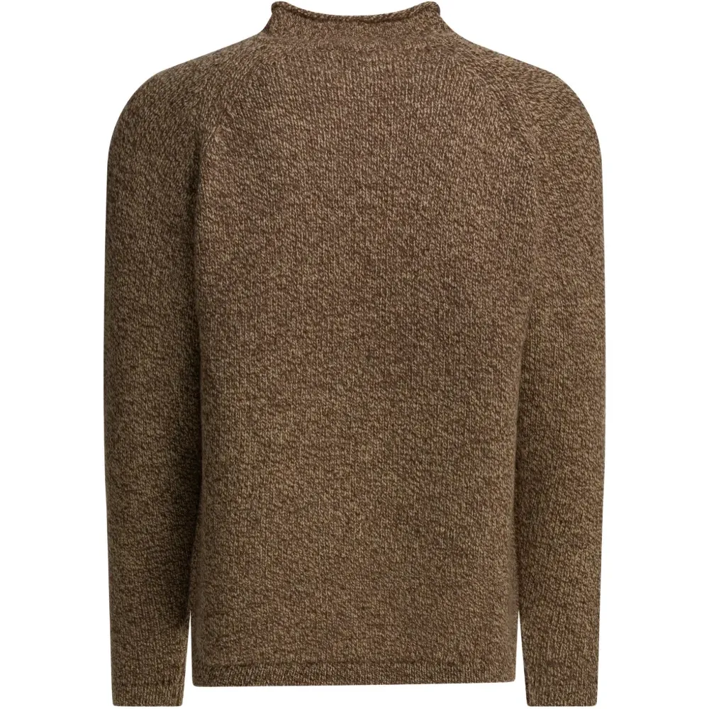 Джемпер с длинными рукавами и воротником-стойкой