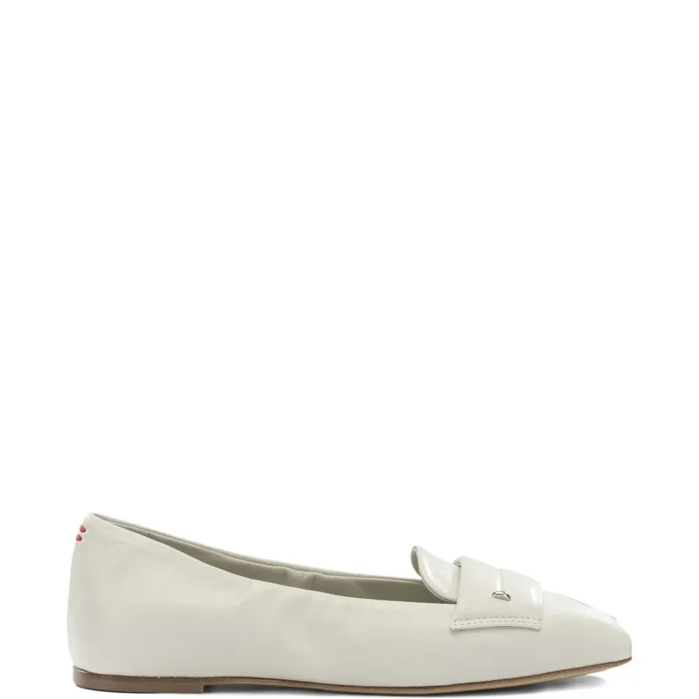 Лоферы с открытым носком