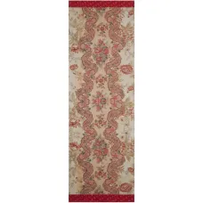 Шелковый платок с цветочным принтом Aloesta