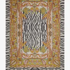 Шарф с отделкой в зебровый принт Hawnbci