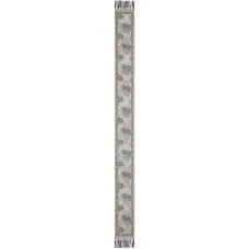 Шарф Aloeuw с цветочным орнаментом и бахромой