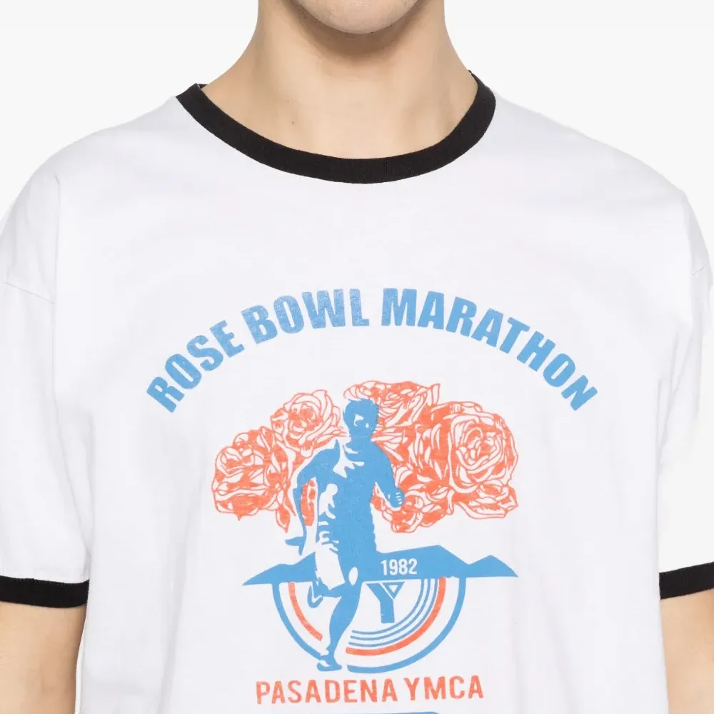 Футболка с принтом и круглым вырезом