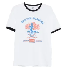 Футболка с принтом и круглым вырезом