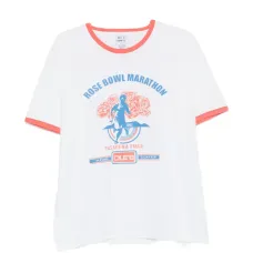 Футболка с графическим принтом и круглым вырезом