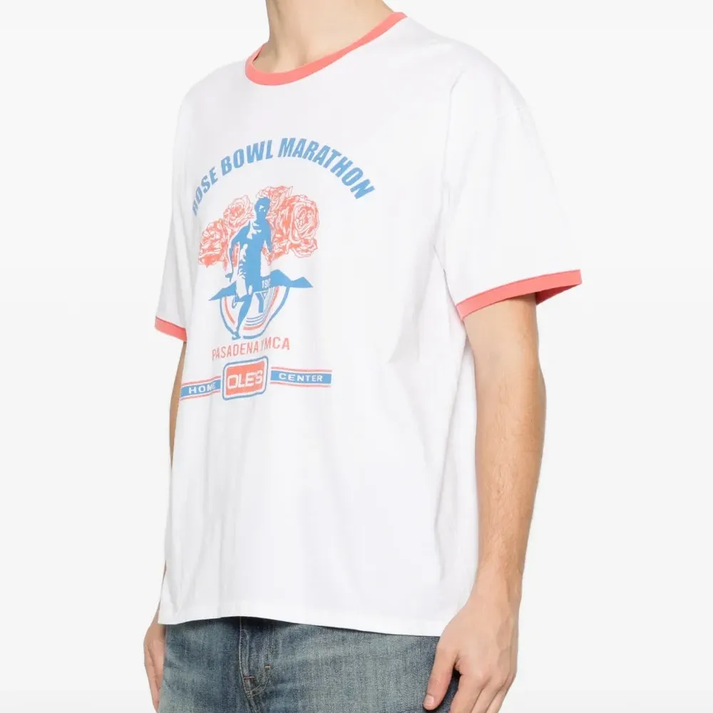 Футболка с графическим принтом и круглым вырезом