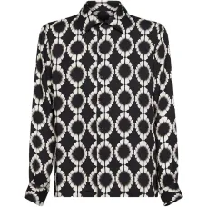 Рубашка с геометрическим принтом