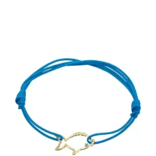 Браслет из латуни в виде рыбы