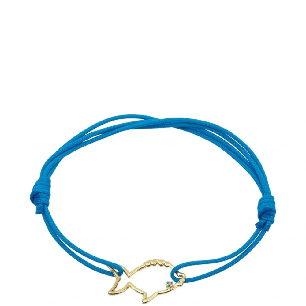 Браслет из латуни в виде рыбы