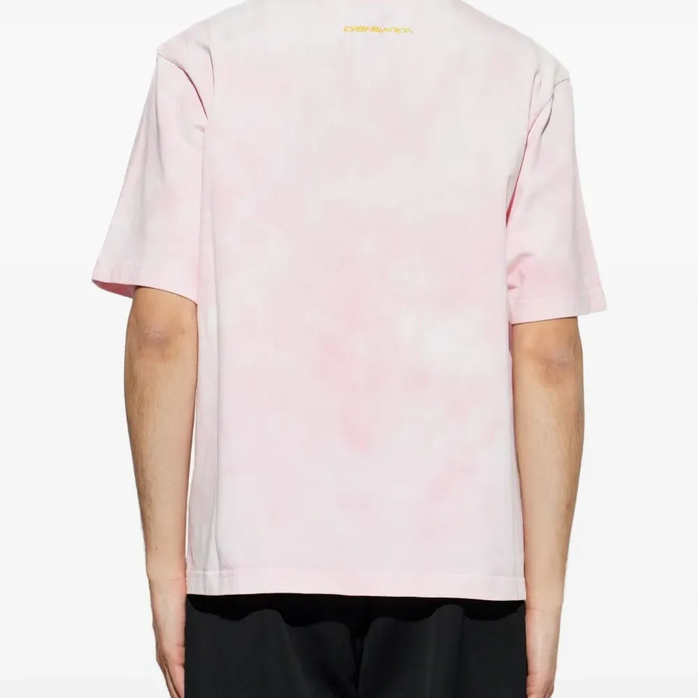 Футболка с графическим принтом в технике тай-дай