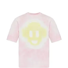 Футболка с графическим принтом в технике тай-дай