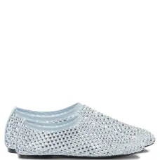 Декорированные балетки из сетки